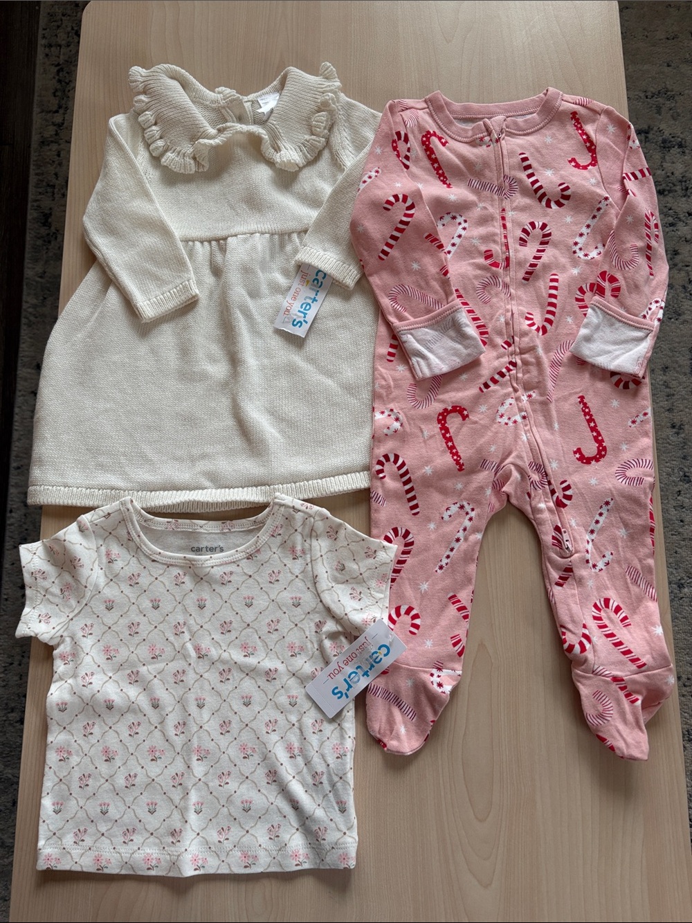 Baby Girl Clothing Lot Size 6-9 Months Christmas Playsuit Dress Top NWT